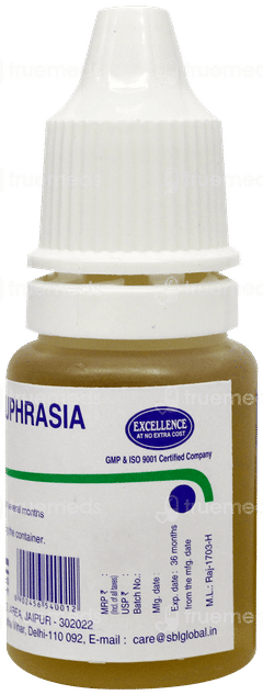 Sbl Cineraria Maritima Euphrasia Eye Drops 10Ml Sbl Cineraria Maritima Euphrasia Eye Drops 10Ml